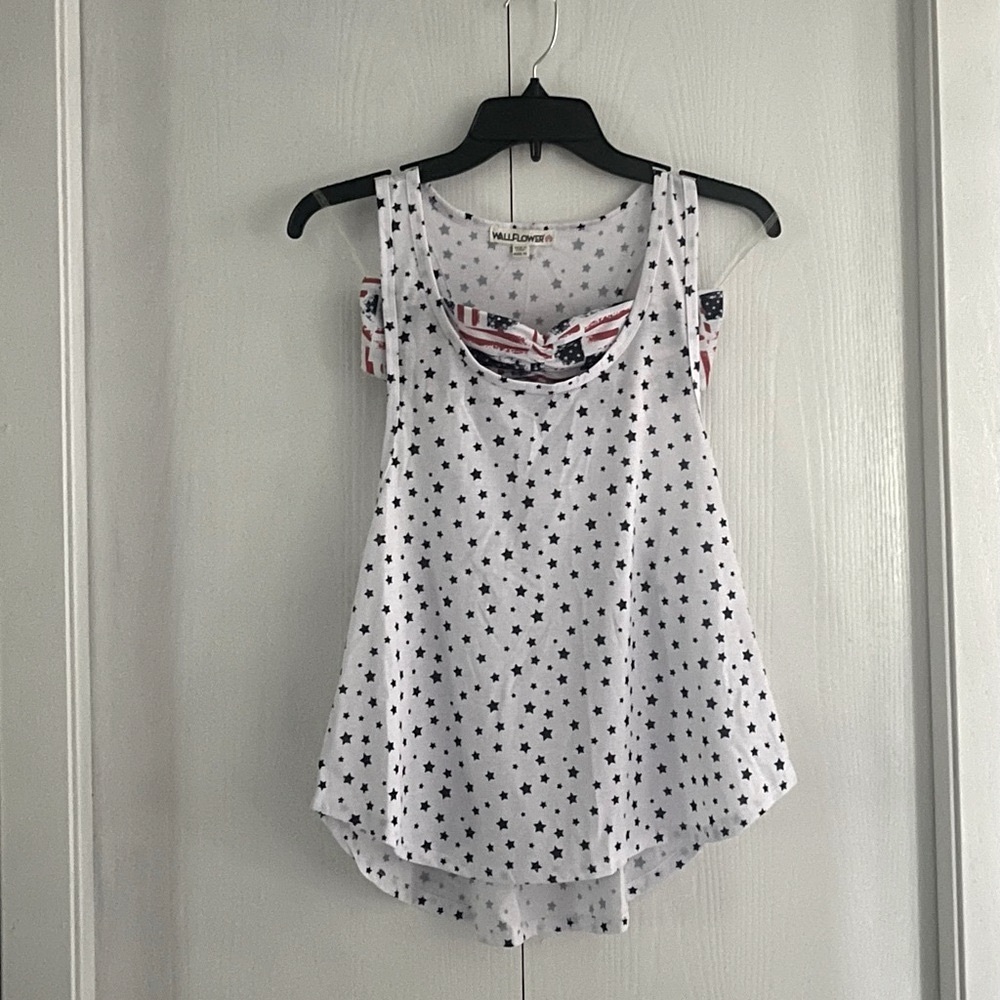 Patriotic Tank Top With Bralette